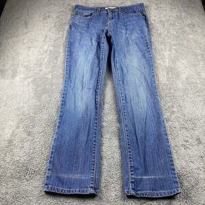 Levi 505 Straight Leg Jeans Womens 4 30x30 Blue Medium Wash Denim Mid Rise